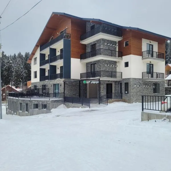 Eco Village Apartments 4 with terrace, hotel in Bakuriani