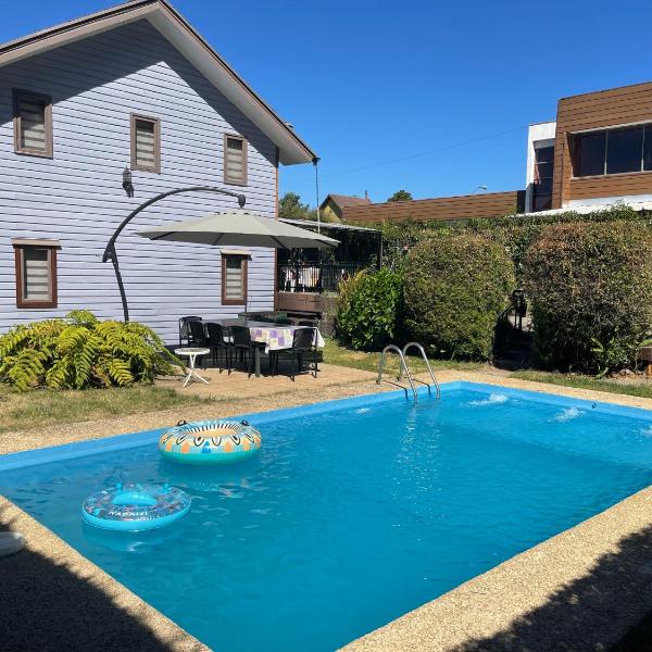 Casa Pingueral estufa - piscina - cercano a playa, Dichato