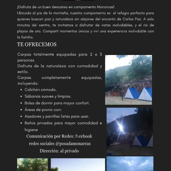 Campamento Monarcas, hotell sihtkohas Villa Carlos Paz