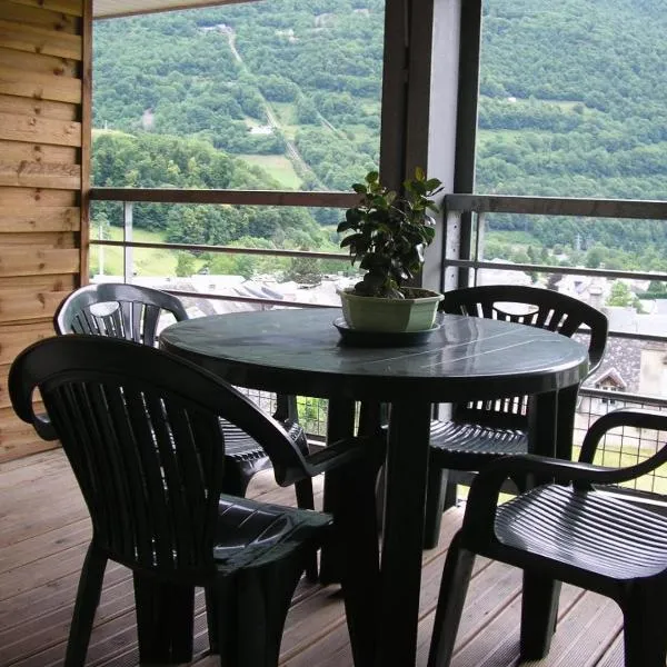 T2 Cabine calme vu montagne, hotel Luz-Saint-Sauveurben