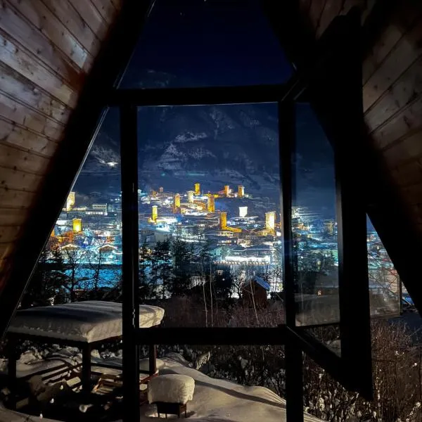 Cottage TowerView in Mestia, hotel en Mestia