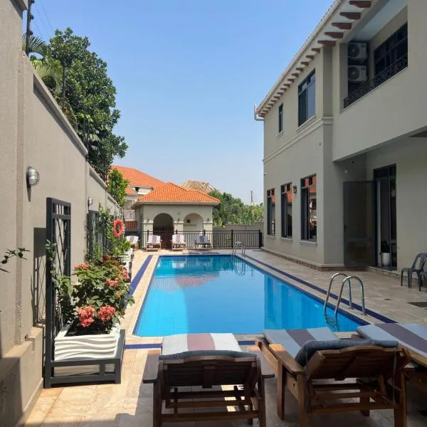 Médine square, hotell sihtkohas Kampala