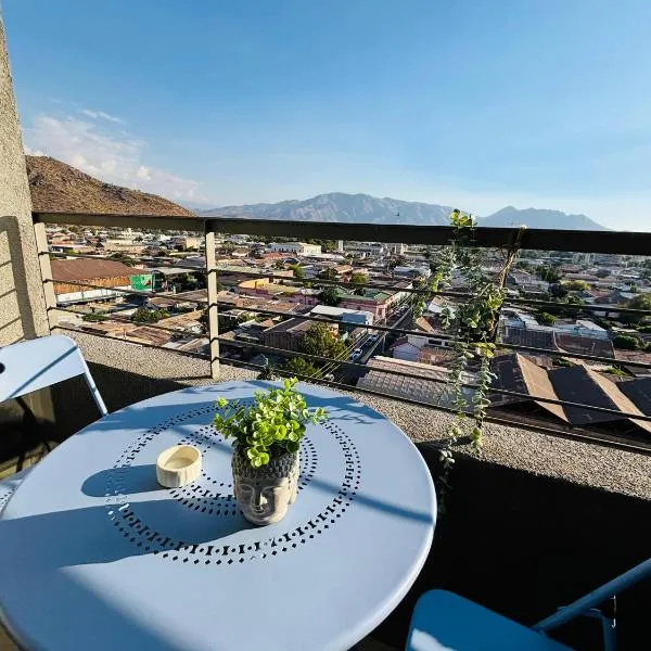 Amplio depto 2D2B con hermosa vista en Los Andes, hôtel à Los Andes