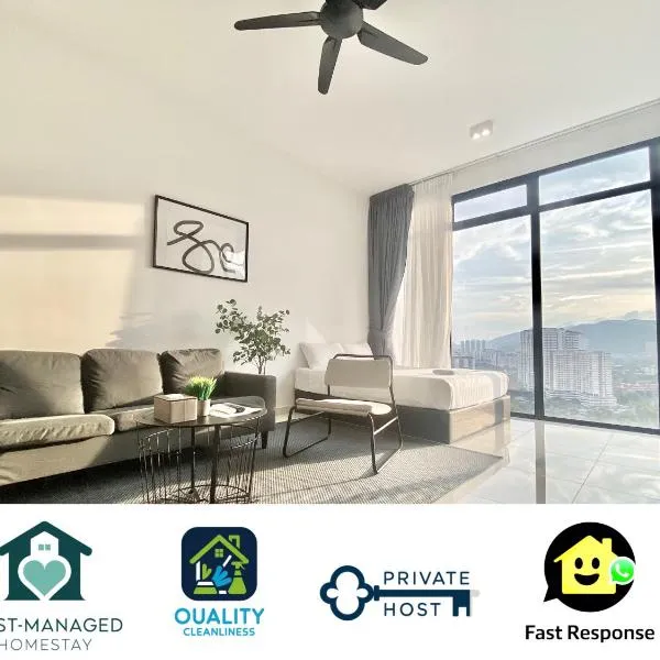 Beacon Executive Suites #Minimalist #SkyPool #Georgetown #6pax #2BR 2bath #3 Queen #Quality well maintained #Private host、ジョージタウンのホテル