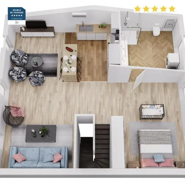 Le Loft - Classé 5 ÉTOILES, hotel in Mussidan