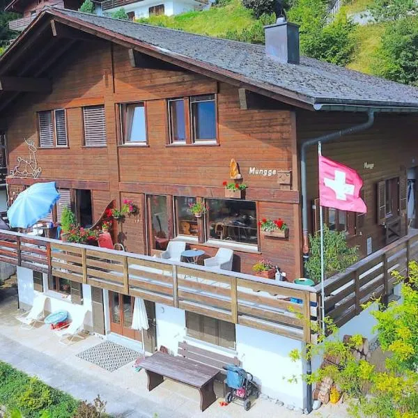 SwissHut Stunning Views Alps - Apart. Mungge, hotel in Beatenberg