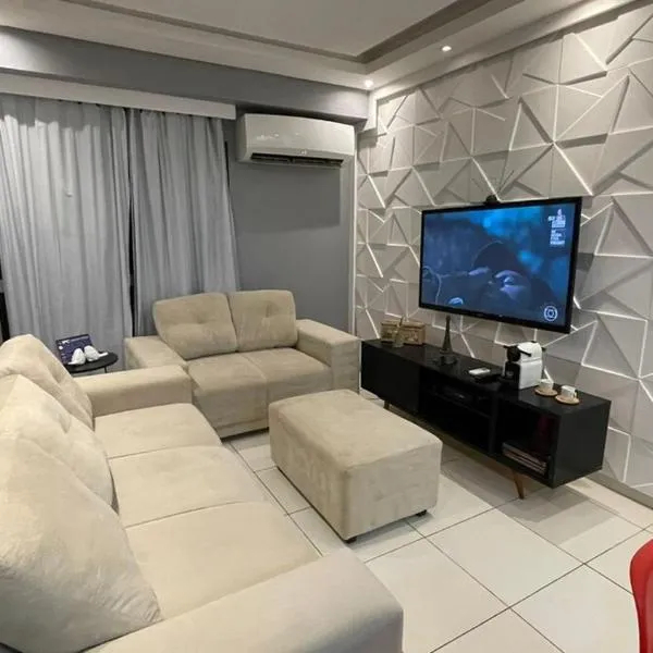 Apartamento moderno na orla de Ponta Verde, hotel em Maceió