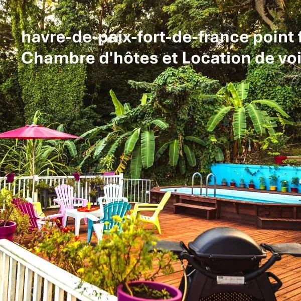 Havre de paix à Fort de France, hotel v destinaci Fort-de-France