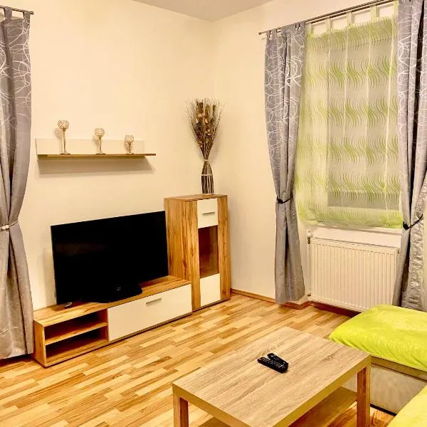 Burgblick Apartment- 60qm, Küche, Waschmaschine, Streamingdienste, hotel in Seebenstein
