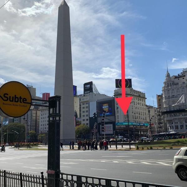 Corazón obelisco 3, Buenos Aires