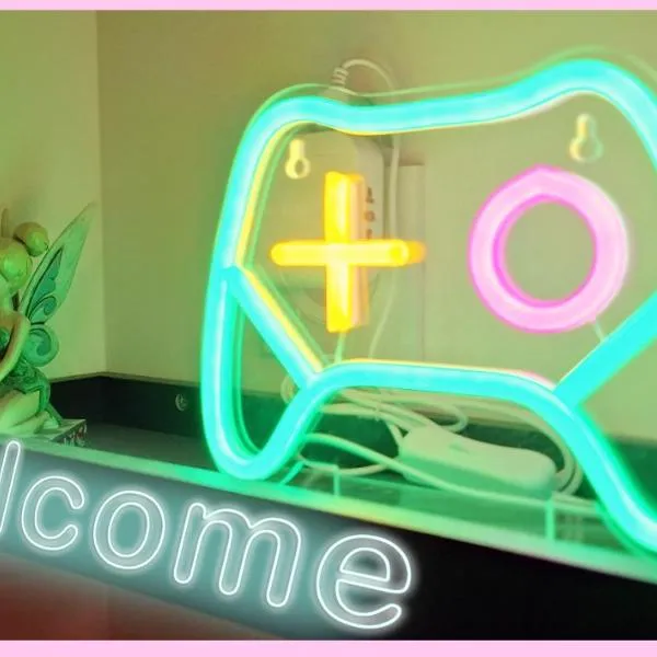 15' de Disney maison à thème avec SALLE DE JEUX privée 6 couchages 2 wc, hôtel à Voulangis