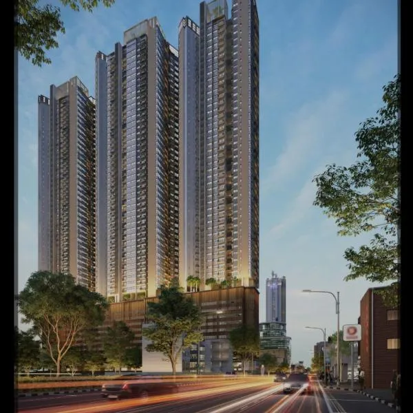 Luxury 32nd Floor 2 Bed-2 Bath Apartment with Pool, Harbour & Lotus Tower views, hotell sihtkohas Colombo