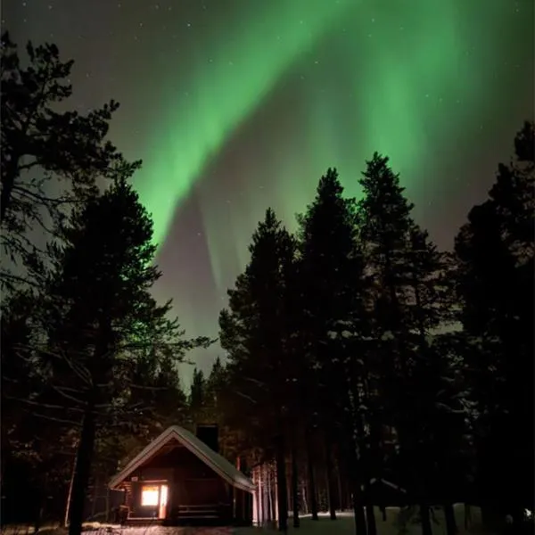 Viihtyisä mökki riekkojen mailla Hetassa, hotel em Enontekiö