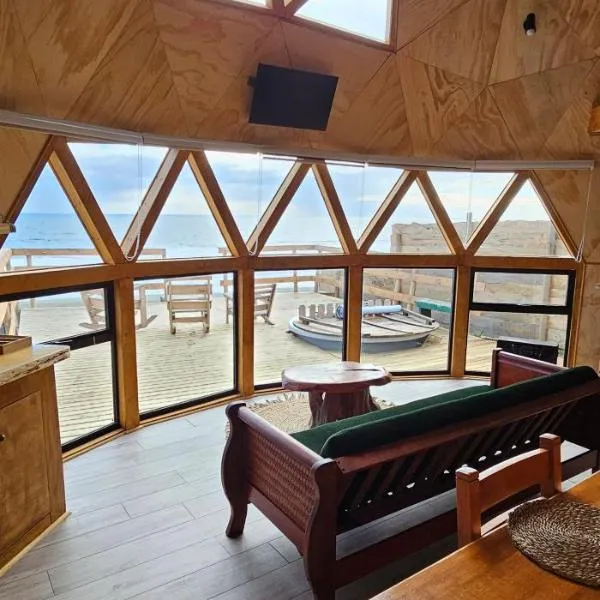 Domos Curiñanco vista al mar, hotel v destinaci Valdivia