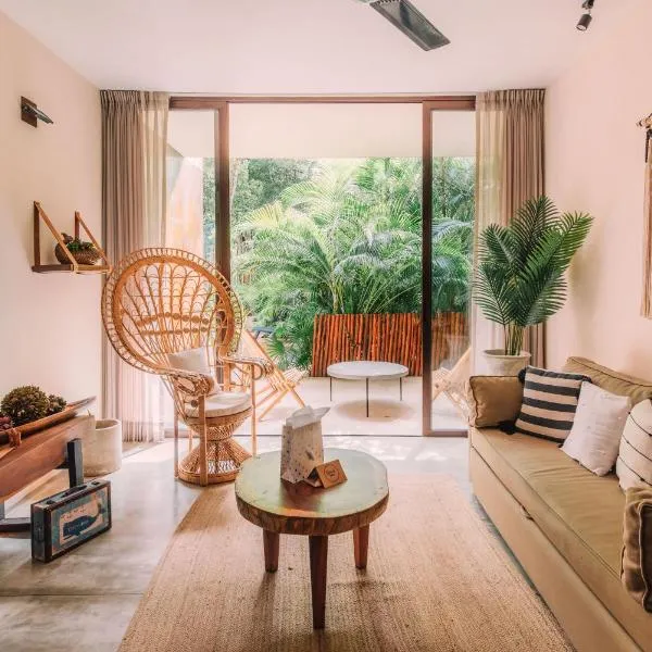 Quiet, Lux, Spacious and Comfy 2bd 2bth Condo,Private Pool, Wifi, AC, 24hr security, hotel v destinaci Tulum