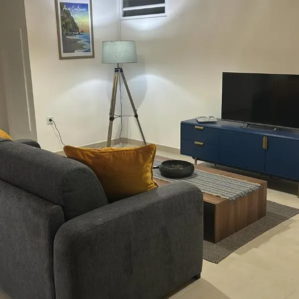 T2 palme bleue pour 4 personnes au diamant, hôtel au Diamant