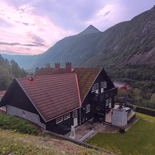 Fritt beliggende stor enebolig med høy standard, hotel in Rjukan