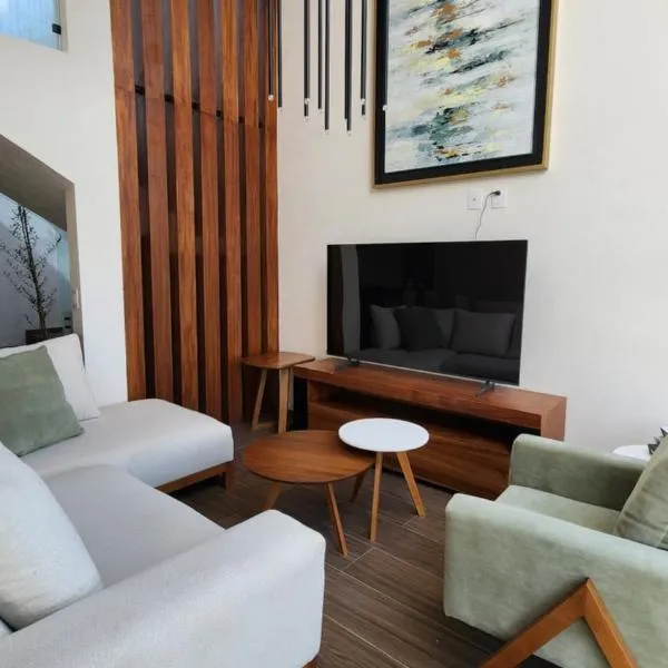 Casa Olivo, Sala a doble altura, hotel em Ixmiquilpan