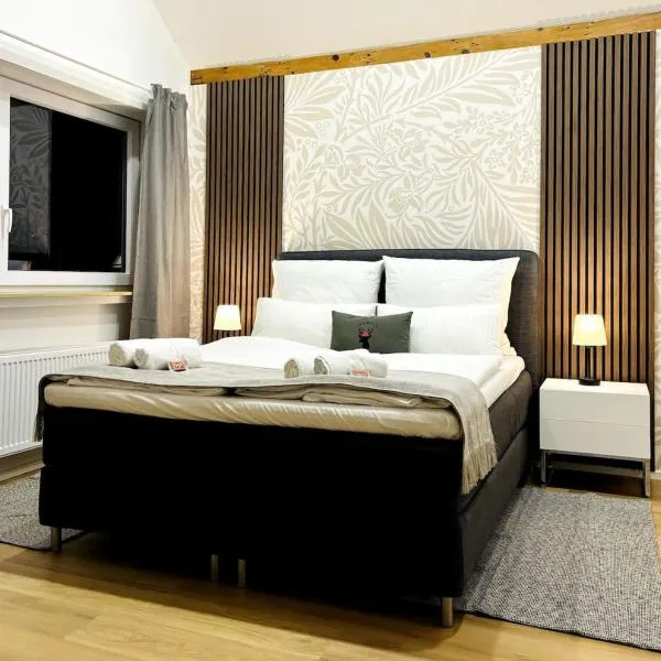 REMA Homes - Dachgeschoss Klima 3x Queen-Size Balkon Küche TV, hotel em Bad Bellingen