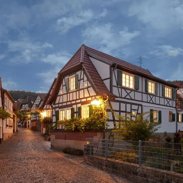 Winzerlodge, Wohnung Muskateller, hotel v destinaci Gleiszellen-Gleishorbach
