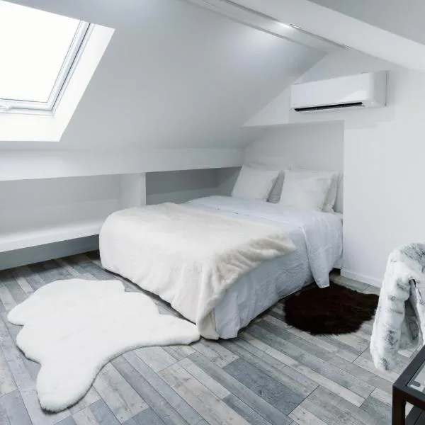 Le Duplex by Leslodgespa - Loft moderne et confortable au style newyorkais, proche de Bâle et de l'aéroport，位于Hésingue的酒店