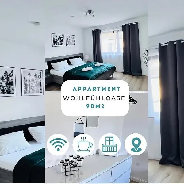 Moderne, helle Wohnung mit Terasse 15min bis OB Centro, Klimaanlage, hotel in Dinslaken