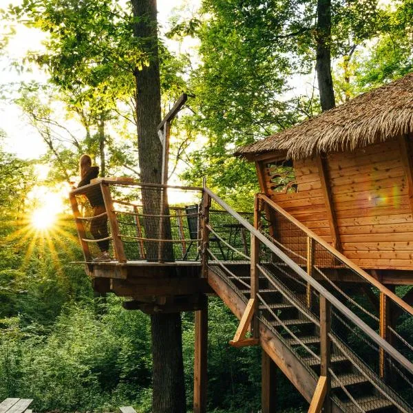 Treehouse Bojnice，位于波切尼斯的酒店