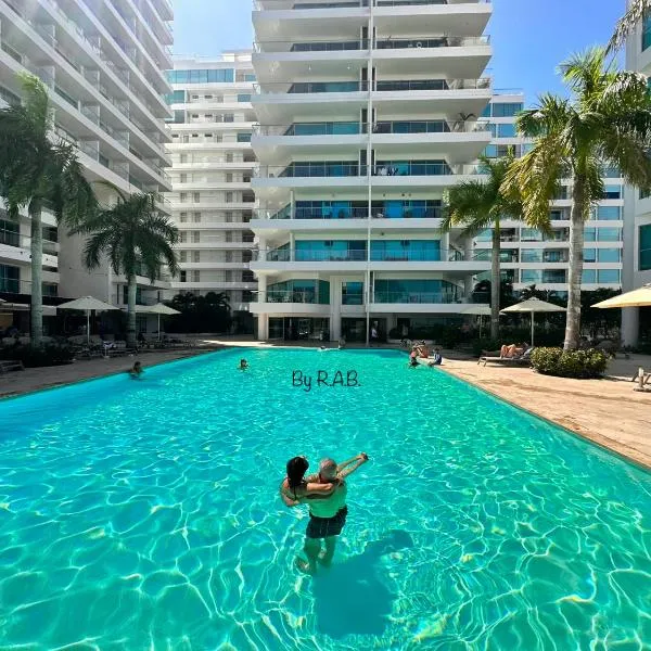 Apto- Condominio H Sonesta - Morros-salida a la playa - cerca Hotel Americas, hotel in Cartagena de Indias