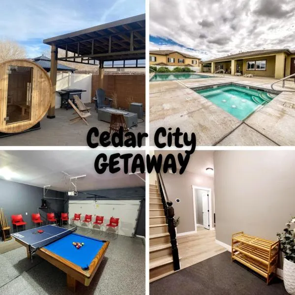 Cedar Getaway - Hot Tub, Private Sauna, Pool-Pong!, hotell sihtkohas Cedar City