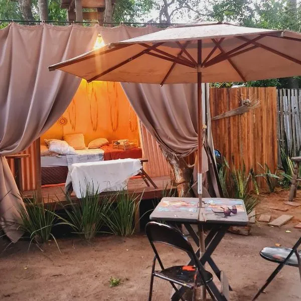 Mucajá Camping&Glamping 80mts Ilha do Amor、アウテル・ド・ションのホテル