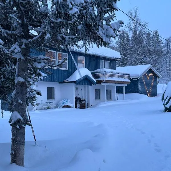 House with charm, valley with lots of northern lights, Breivikeidet, hotel v destinaci Tromsø