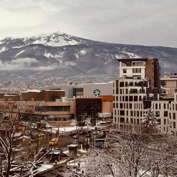 Spacious apartment with a Mountain view, big balcony and parking, hotel a Sofia