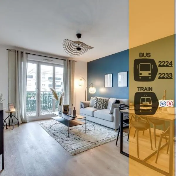 Appartement Megara, ξενοδοχείο σε Montevrain