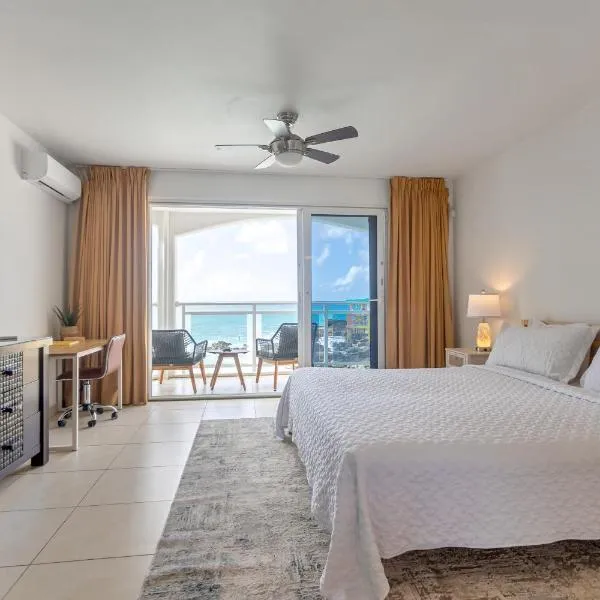Maho Beach House - Sand Bar Studio - Ocean View, hotel v destinaci Maho Reef