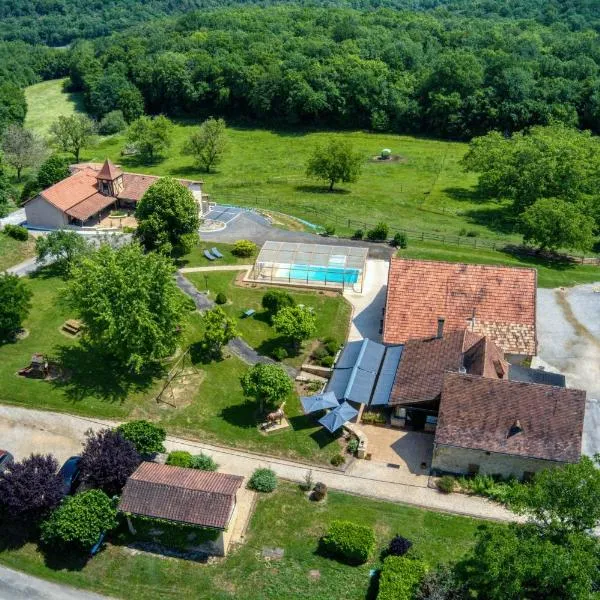 Domaine de La Rhonie, hótel í Meyrals