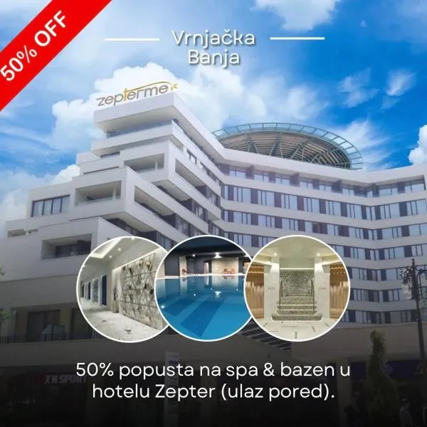 Apartmani Zepterme by CENTRAL, hotel in Vrnjačka Banja