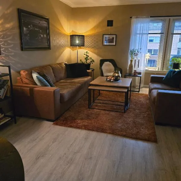 Koselig og moderne leilighet, meget sentralt i Narvik med gratis parkering!, hotel a Narvik