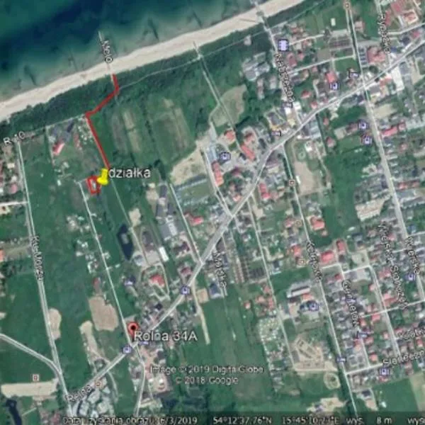 Duży kemping, hôtel à Ustronie Morskie