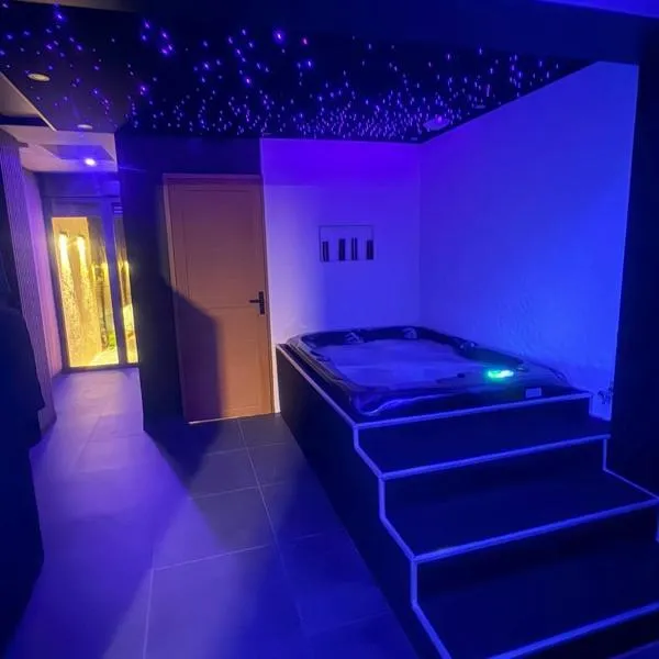 Sweety's Eden Jacuzzi - Spa privé Sauna Cinéma room Jardin - Terrasse centre-ville, hotel em Le Mans