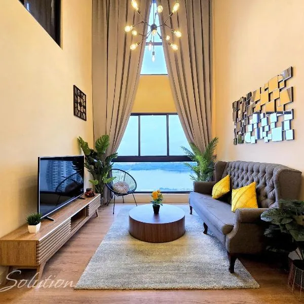 Loft Suite Seaview 2BR JB CIQ 7Pax, hotel in Johor Bahru