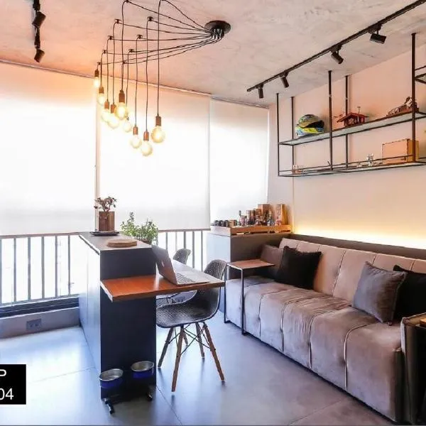 Studio 1204 Com Vista Livre e Andar Alto, hotel in Sao Paulo