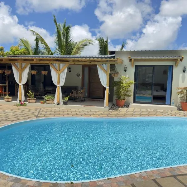 Palmiste Villa, hotel in Mare dʼAlbert