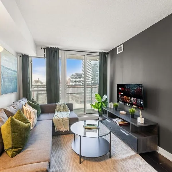 Modern 1BR King Suite, Central Downtown Toronto, hotel v destinaci Toronto