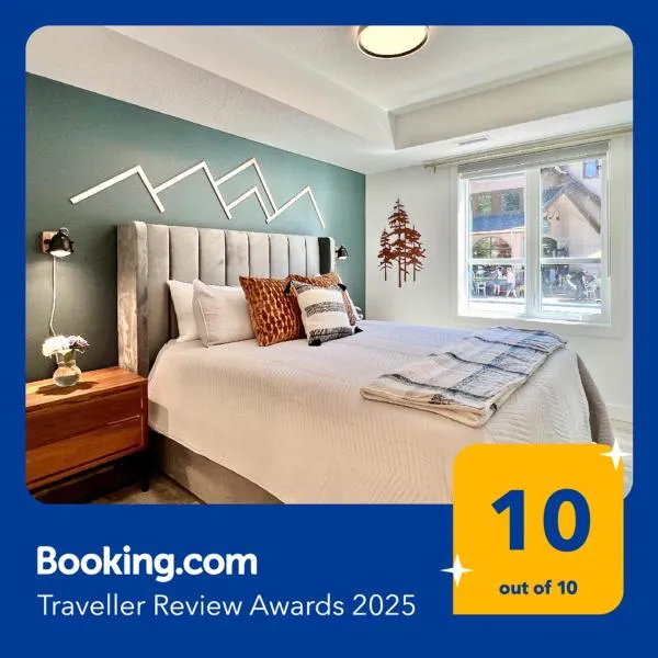Special! New Downtown Mtn View Free Parking 2b&2b, hotel in Canmore