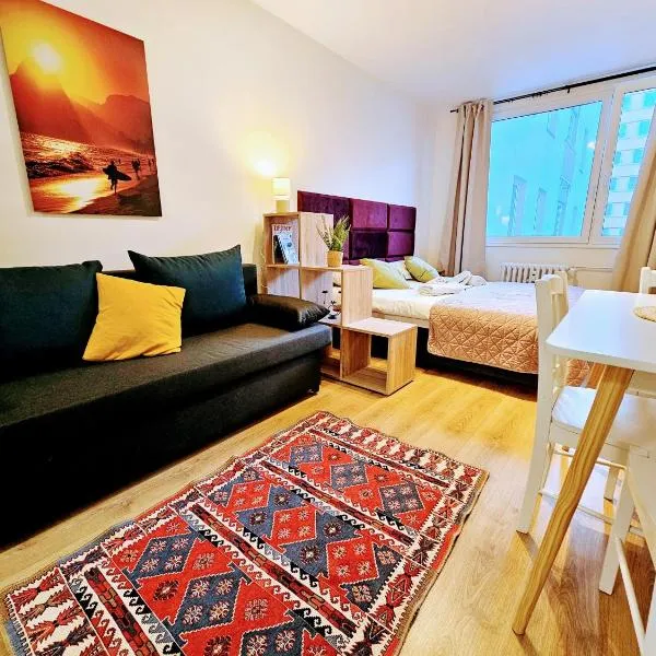 LIVE-INN PRAGUE 2-BEDROOM APARTMENTS - for Business Trips, Families, Large Groups, Free Parking & Gym, Private Garden, Roof Terrace & Game Room, hotel v Praze