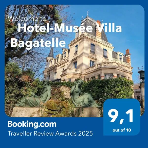 Hotel-Musée Villa Bagatelle, hotel in Irigny