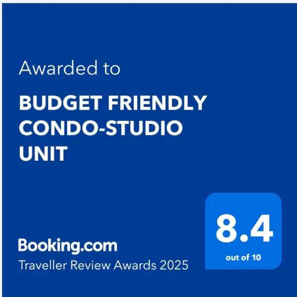 BUDGET FRIENDLY CONDO-STUDIO UNIT，位于宿务的酒店