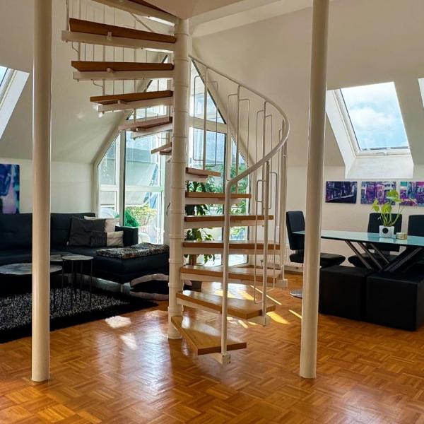 Modern luxury duplex in Düsseldorf-Benrath, Düsseldorf