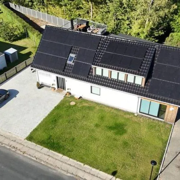 Charming house for 11 persons in Odense with Luxury Rooftop Deck & Free Parking, hotell sihtkohas Odense