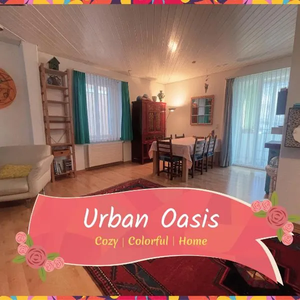 Urban Oasis Basel - Cozy, Eco-friendly and Modern Apartment with Terrace & Garden, hotel in Allschwil